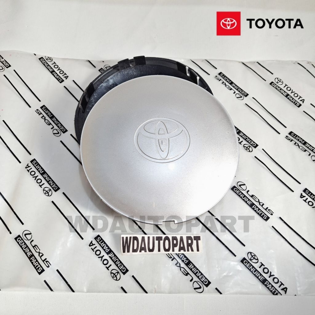 [READYSTOCK] Dop Roda Wheel Tutup Velg Velek Toyota Kijang Super Grand Soluna Warna Silver Original 