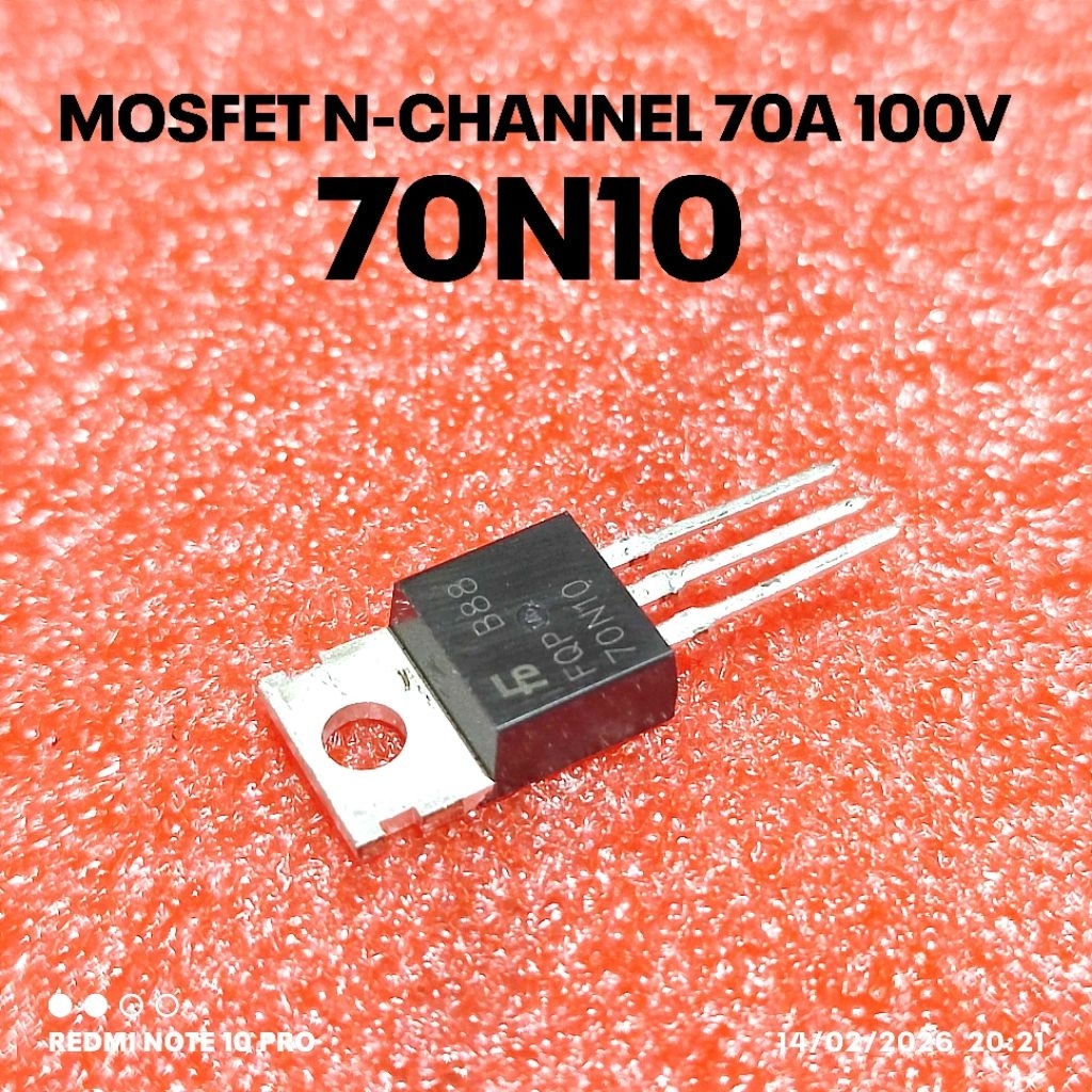 TRANSISTOR MOSFET FQP70N10 FQP 70N10 70A 100V