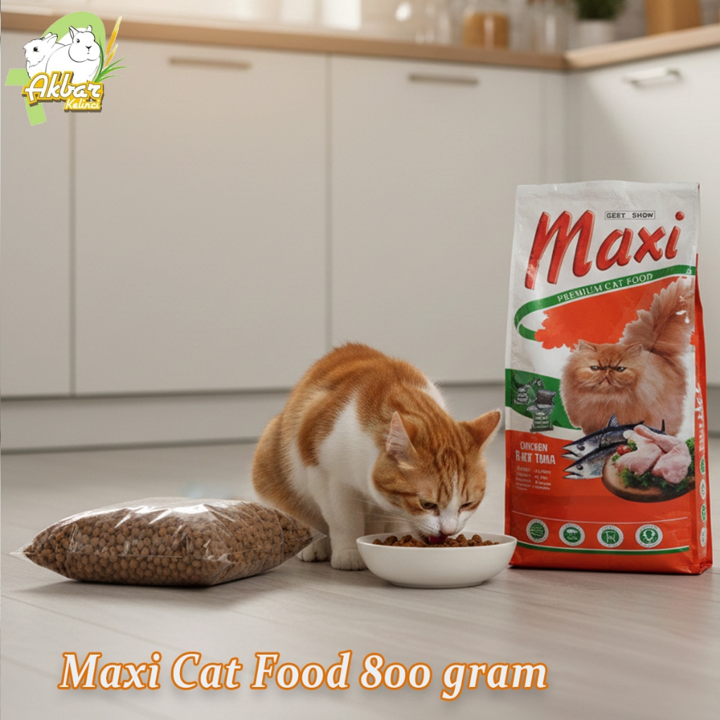 Maxi Cat food - makanan kucing maxi chicken tuna - maxi cat food tuna chicken
