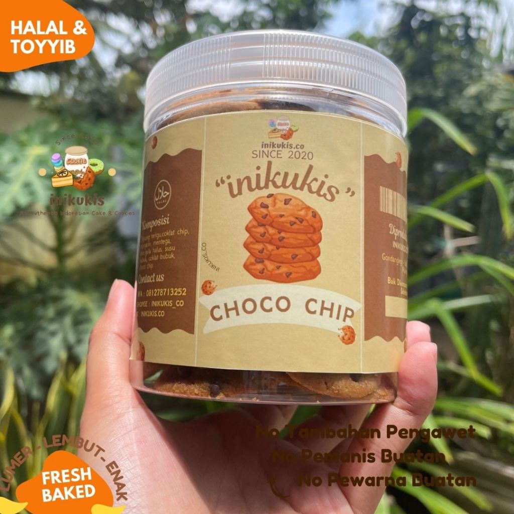 Choco Chips Cookies/ Kue Kering Lebaran Choco Chips Cookies Premium