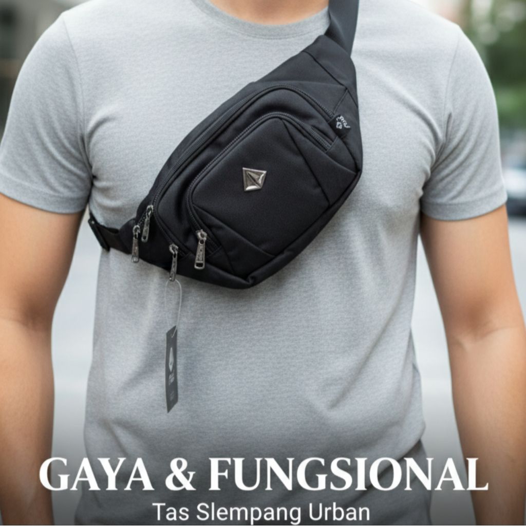 TAS SLEMPANG PRIA PREMIUM MERK ALTO – Stylish,Ringkas Dan Bergaya Fungsional