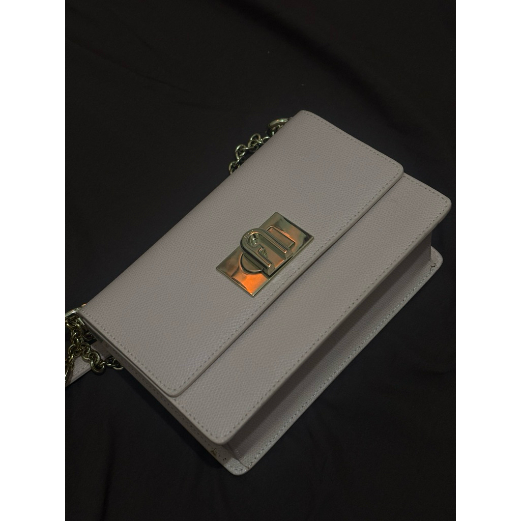 PRELOVED TAS FURLA MINI 1927 CROSSBODY PINK COROLLA