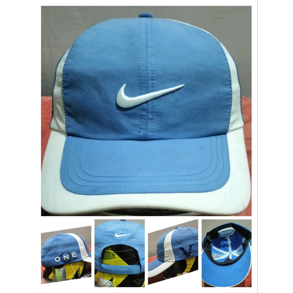 Topi Nike biru