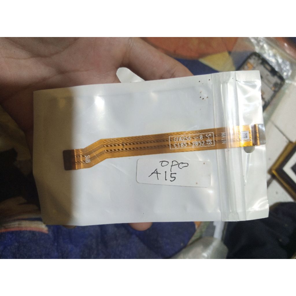 Flexible Cas Oppo A15 Original Cabutan Second