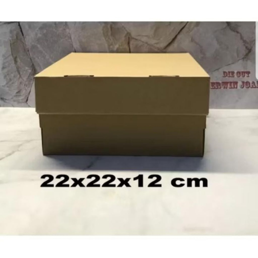 Dus  22x22x12 CAKE DC  box kue murah