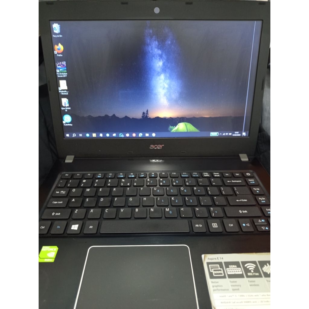 Laptop Acer E5 475G i5 7200U 8 GB RAM 256 GB SSD Nvidia 940MX