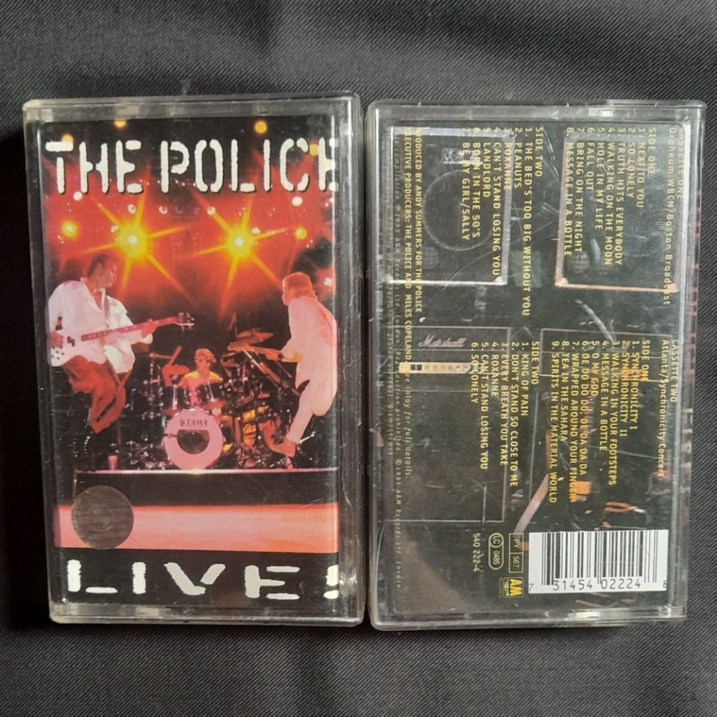 Kaset The Police - Live (Double Album)