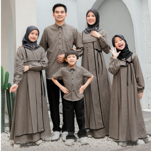 SEPLY EKSIS 288 TENDER PEACH Sarimbit Keluarga 2025 Gamis Meyra 382 Selia 185 Koko Kaseo 263