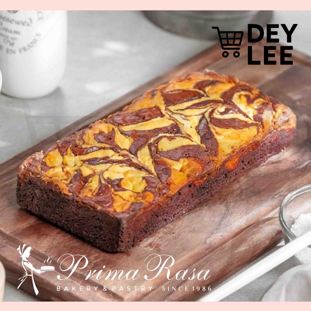 PRIMARASA Brownies Panggang MARMER CAKE Kecil Oleh-Oleh Bandung