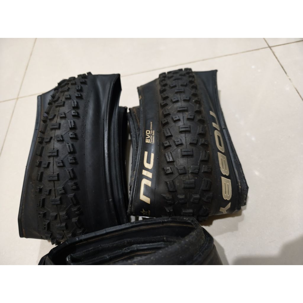 Ban luar sepeda MTB 26' Schwalbe Nobby Nic 3pcs (2.10 2pcs 2.20 1pcs) Kondisi normal