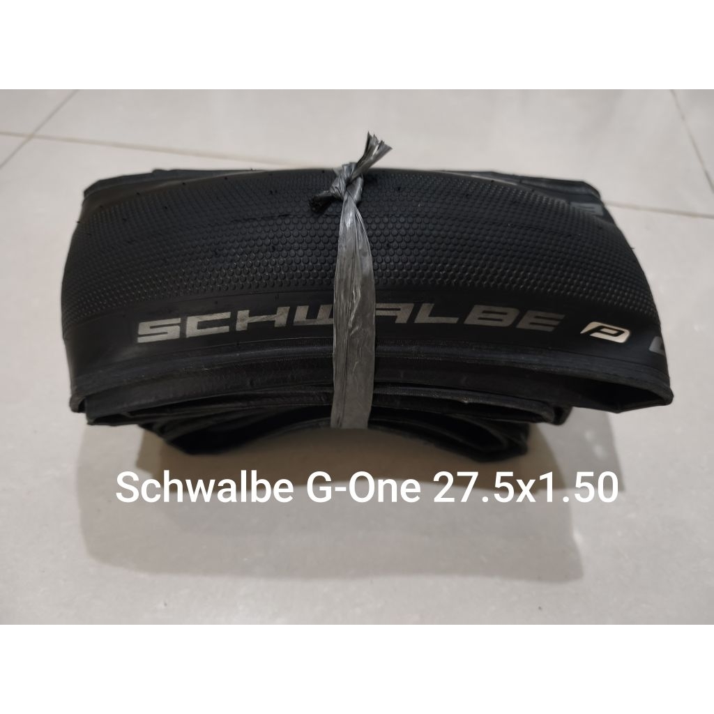 Ban luar sepeda 27.5/650B  Schwalbe G-One 27.5 x 1.50 ,Kondisi 95% seperti baru (Harga sepasang)