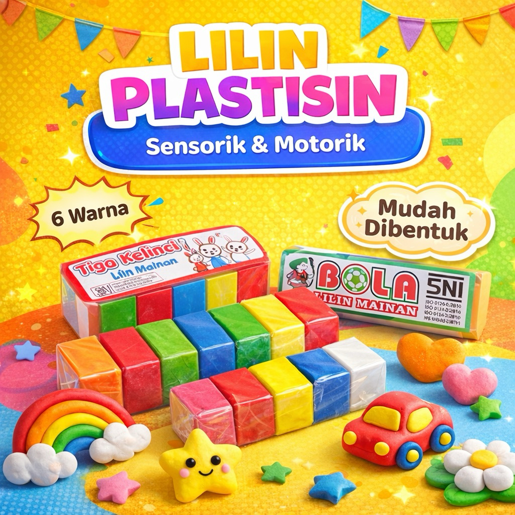 Lilin Plastisin Anak Grosir | Souvenir Ultah Sensory & Hampers Kreatif