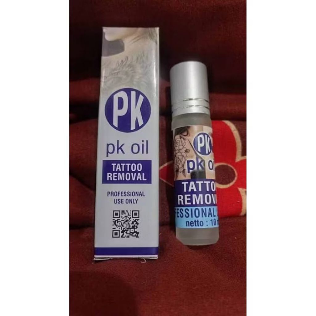 Obat Penghilang Tato dan Sulam Alis PK Oil - Cepat, Aman, Praktis