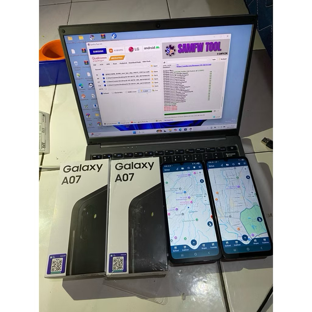 HP ABSENSI KANTOR DAN OJOL SAMSUNG 07 8/256 BARU PERMANEN