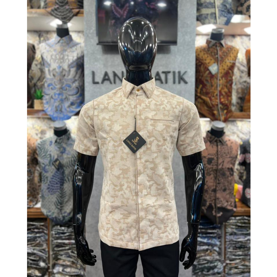 Lano Batik Exclusive - Kemeja Polos Slimfit - Kemeja Formal - Kemeja Kantor - Kemeja Smock Exclusive