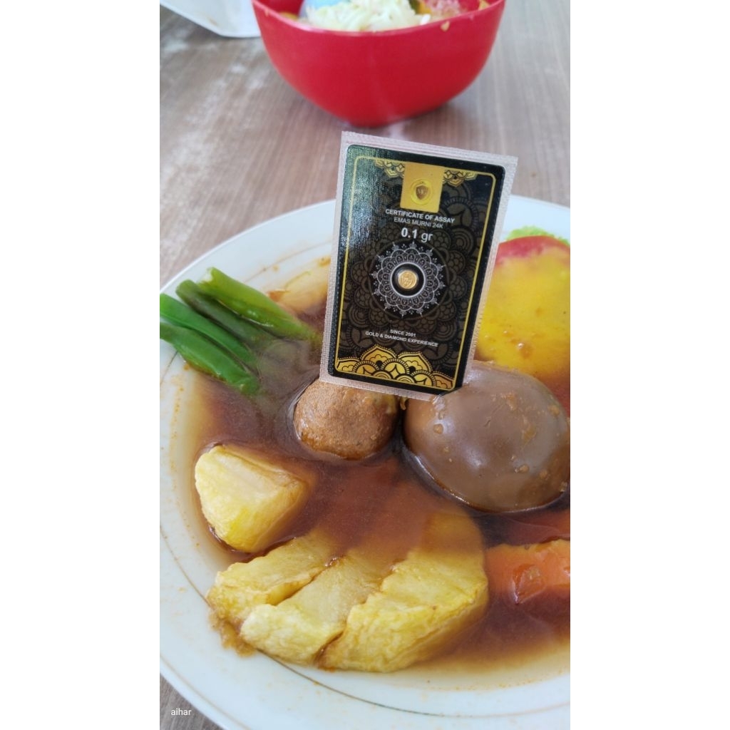 Logam Mulia Emas Mini Gold MiniGold Black Series 0,1gr 0.1 gram