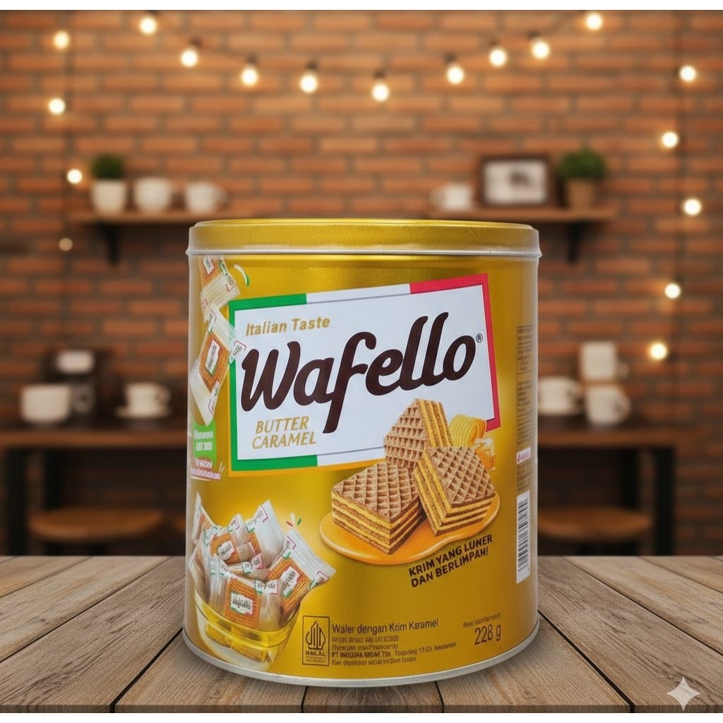 Roma wafello  kaleng 234gr