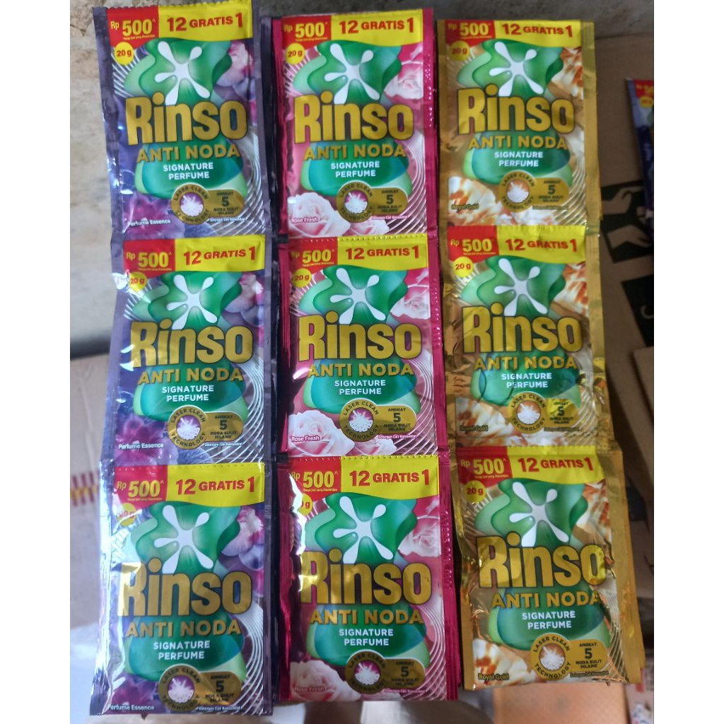 Rinso Cair 3 Renceng 39 Sachet