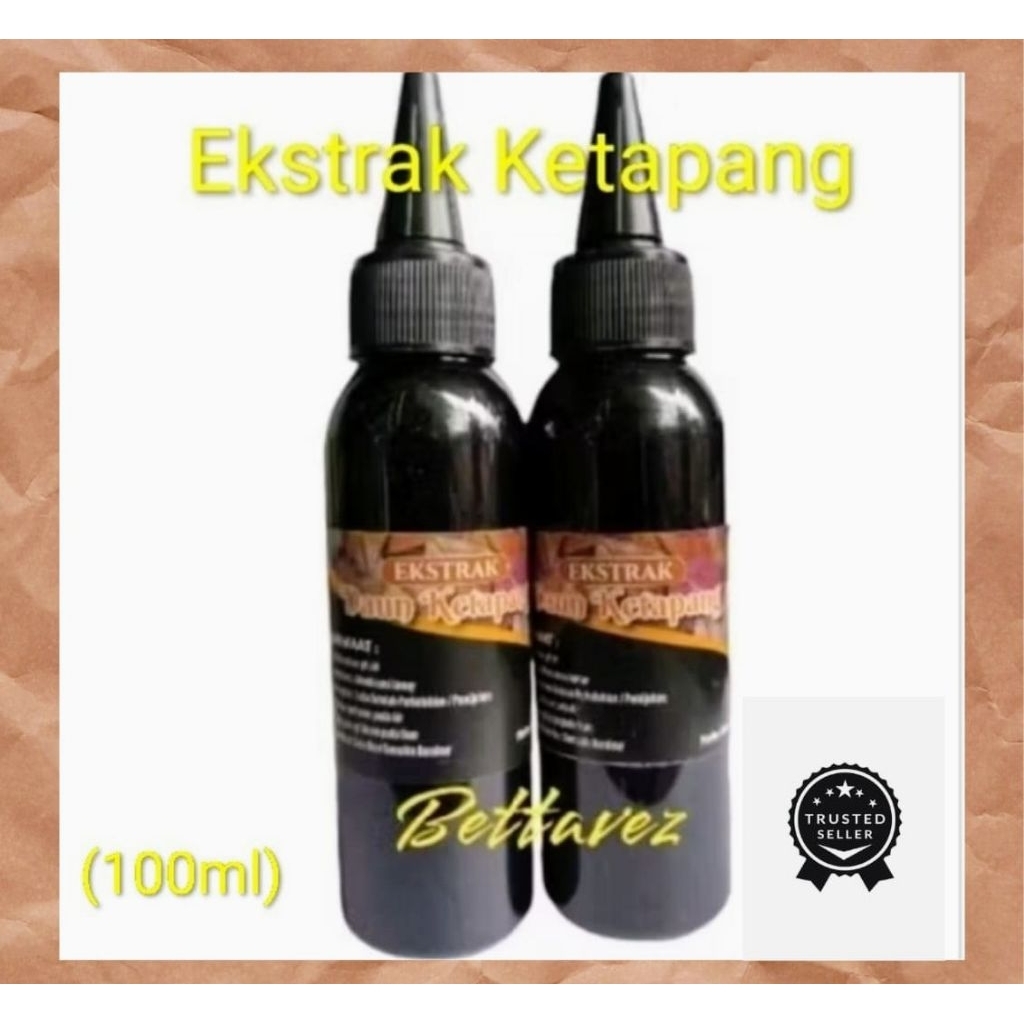 (1-lusin) EKSTRAK DAUN KETAPANG 100 ML EKSTRAK KETAPANG PREMIUM GROOMING IKAN CUPANG CHANNA