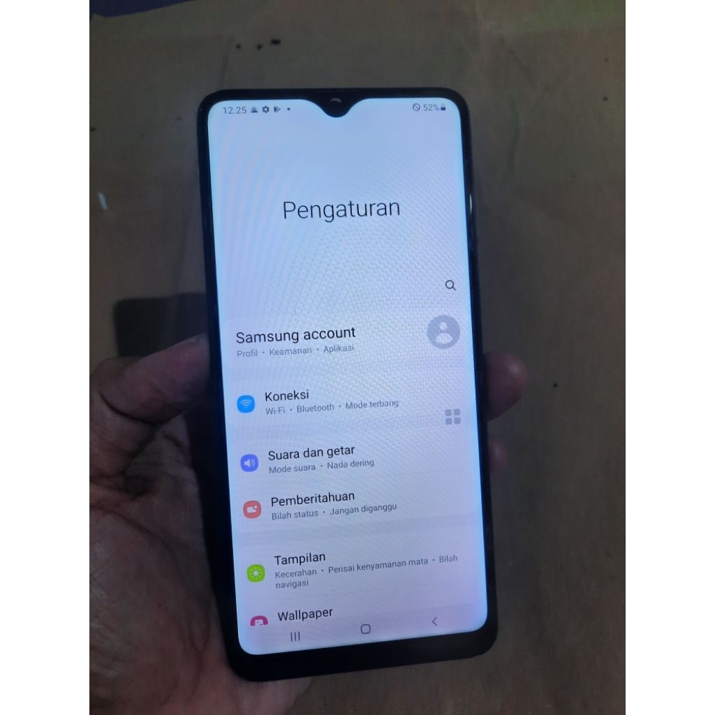 Lcd samsung A20s ori minus shadow