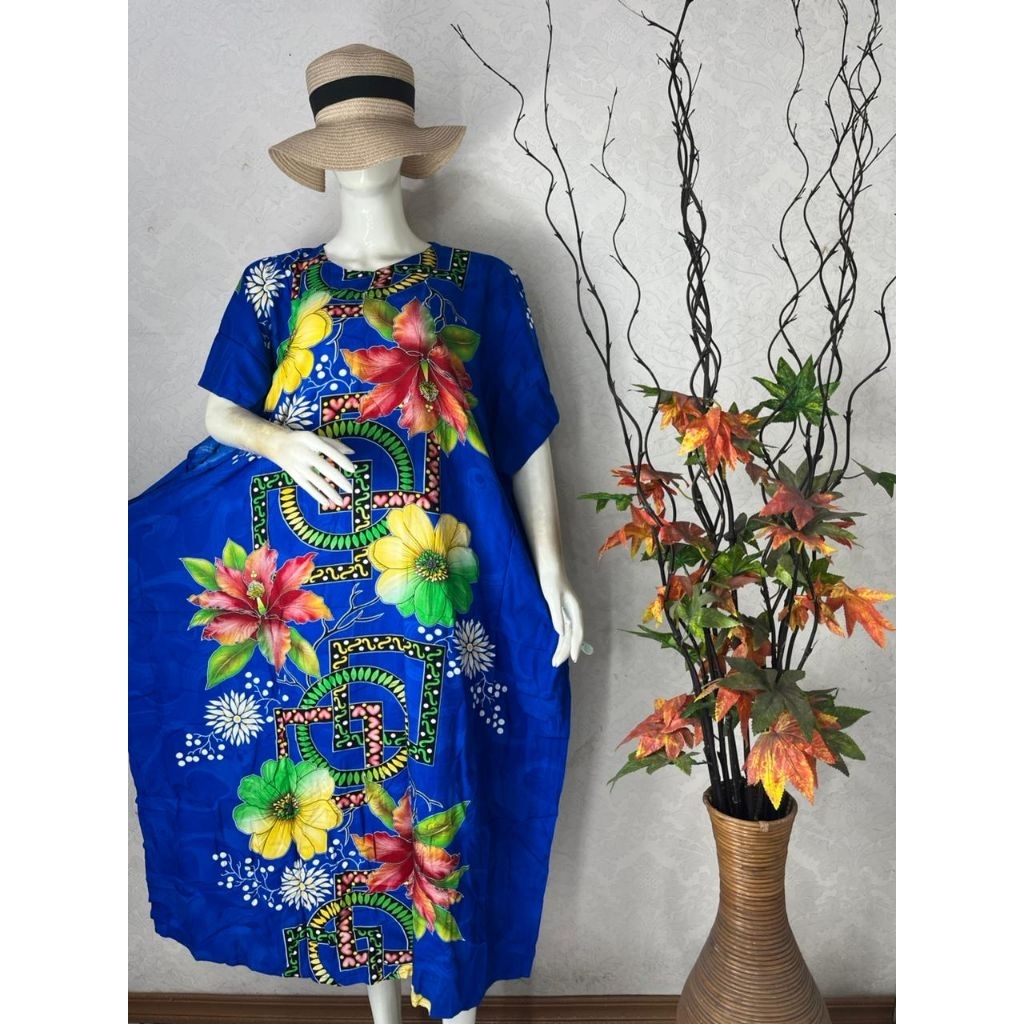 Longdress Wanita KUB Lengan Panjang | LD 20 LABEL BIRU LD 19 KU | Kencana Ungu Busui Friendly Max. B