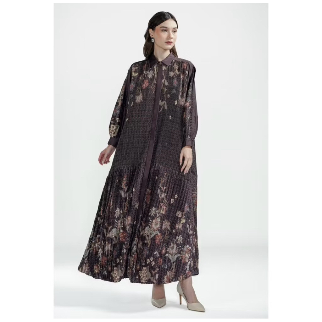 Benang Jarum Festive Finesse Pleated Dress