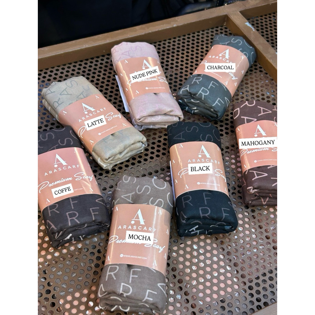 AKSARA MONOGRAM SCARF BY ARASCARF