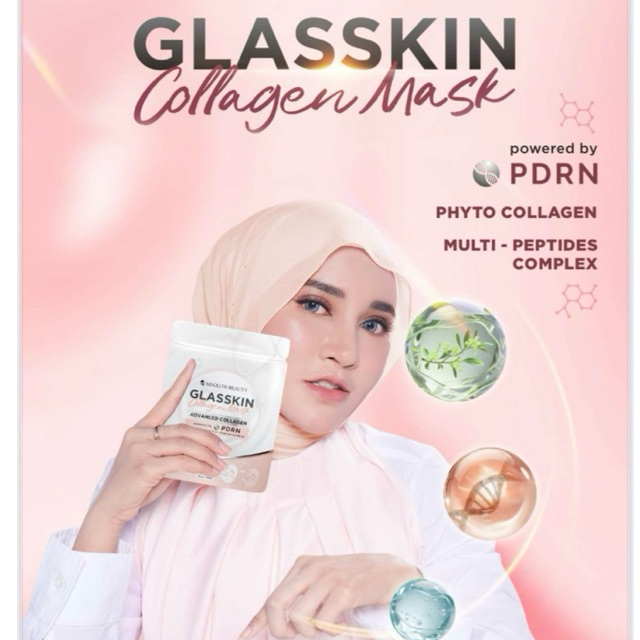 MS GLOW GLASSKIN COLLAGEN MASK | ADVANCED COLLAGEN