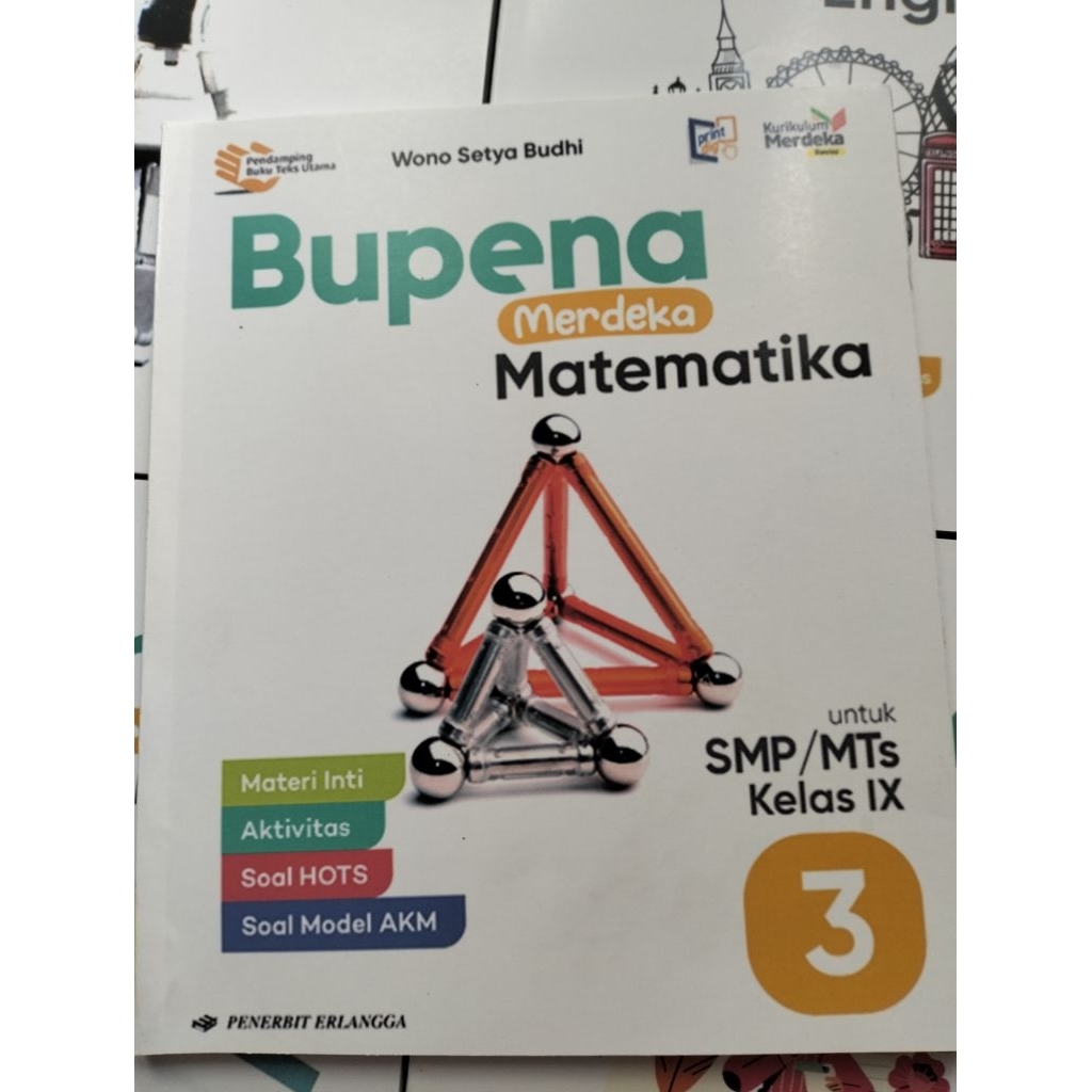 buku bupena matematika kelas 3 SMP kurikulum merdeka