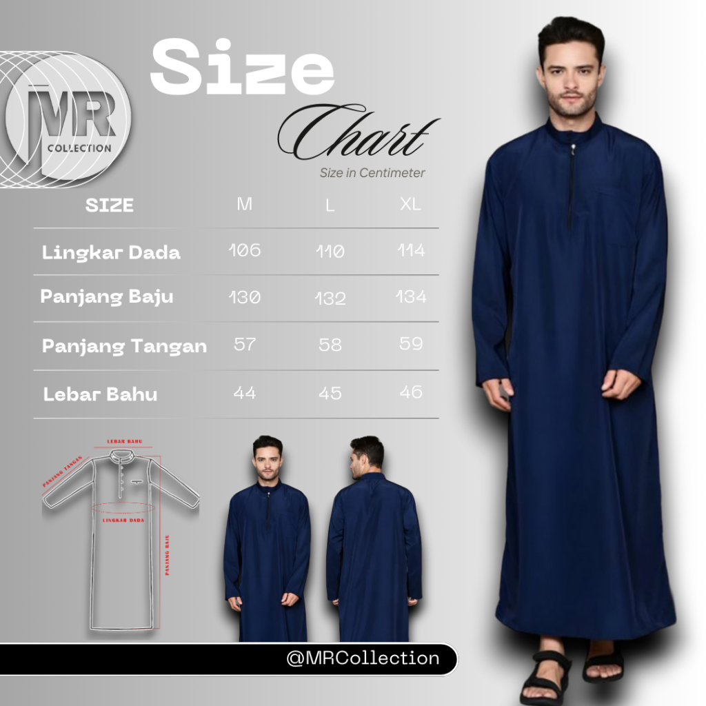 Jubah Pria Muslim - Jubah Baju Gamis Pria Modern -amw elvano+gratis peci