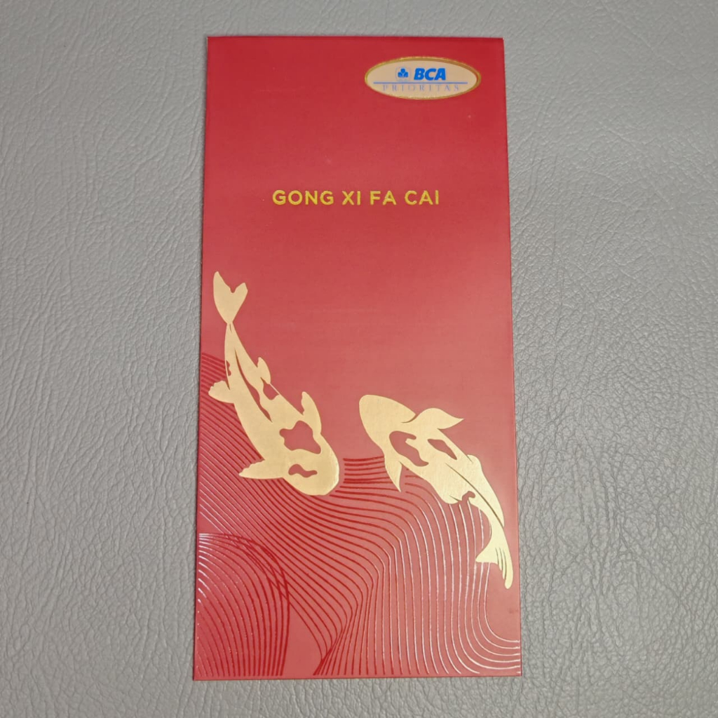 AMPLOP ANGPAO SINCIA/IMLEK BCA PRIORITAS MOTIF IKAN TERBARU TERMURAH REALPICT READYSTOCK