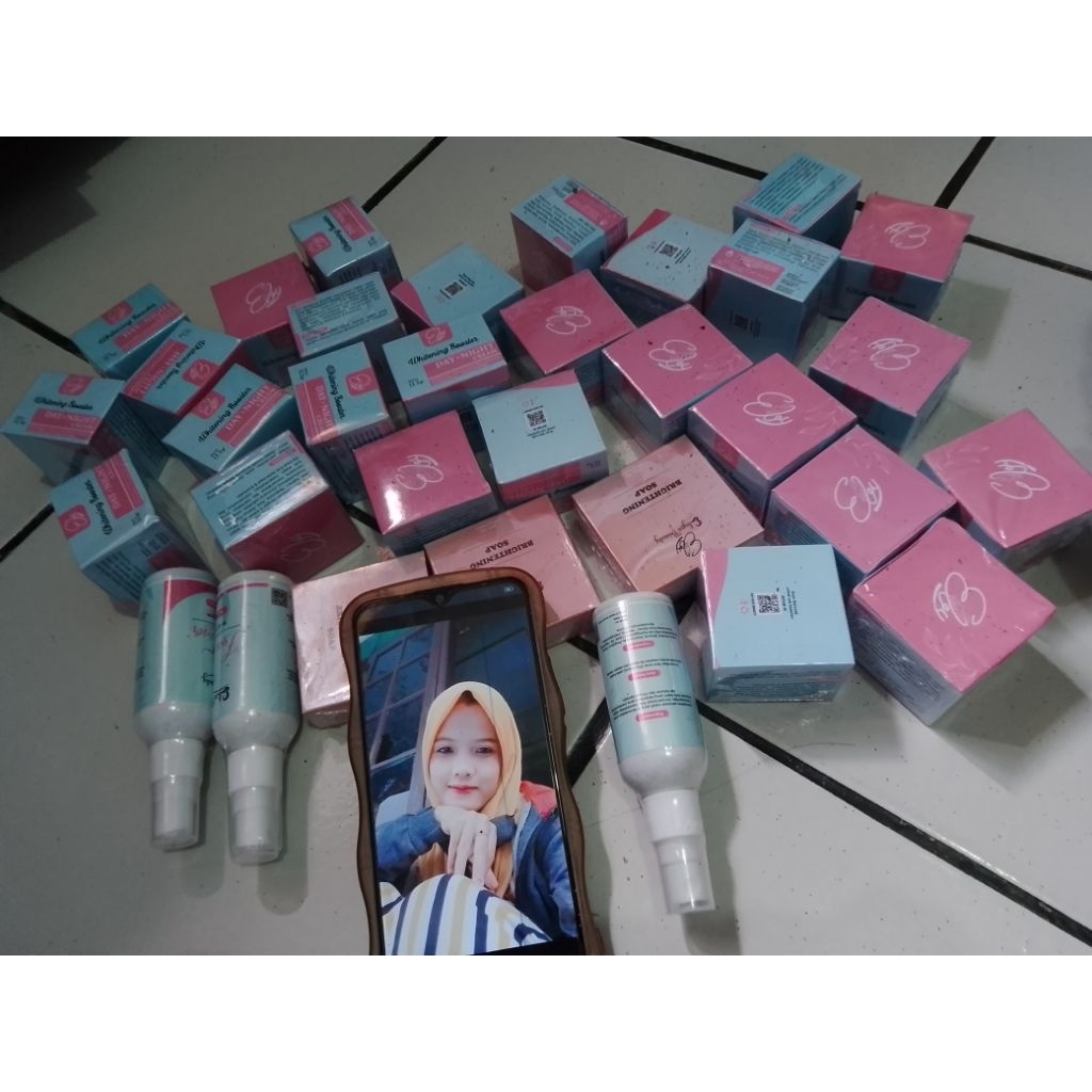 cream eliza beauty//cream eby eliza beauty original/cream siang malam/cream glowing