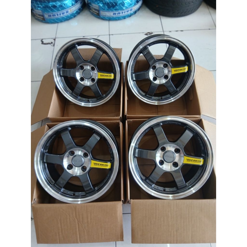 VELG RACING TE37 R15 COCOK BRIO AYLA AGYA JAZZ YARIS.