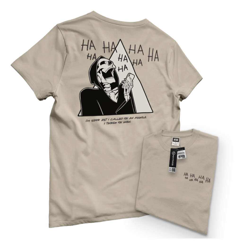 Kaos Distro Pria / Kaos Distro Original / Baju Distro Pria - NATIVE8 - OVERTHINKING