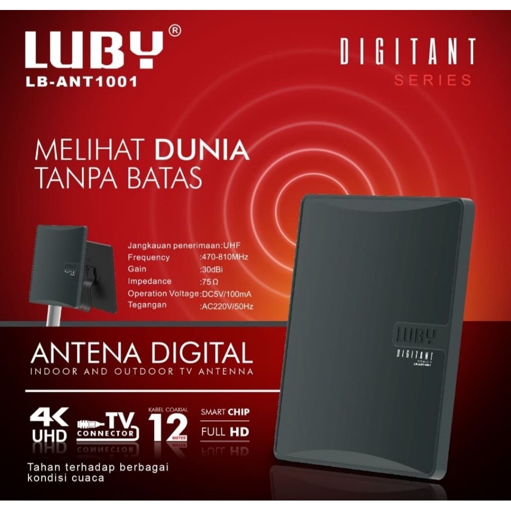 ANTENA DIGITAL 1001 LUBY