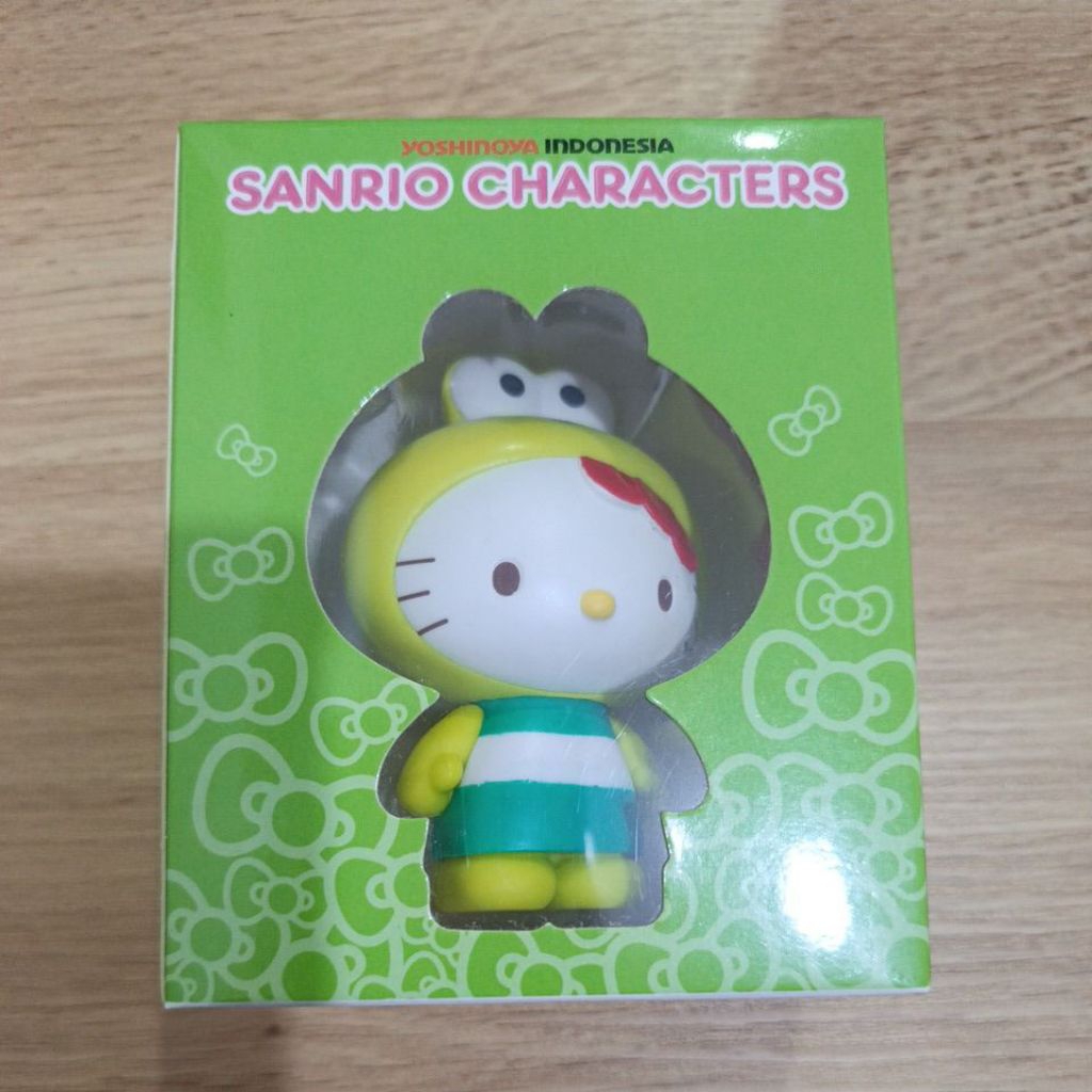 Masih Segel Hello Kitty x Keroppi SANRIO CHARACTER Mini Figure Yoshinoya Indonesia