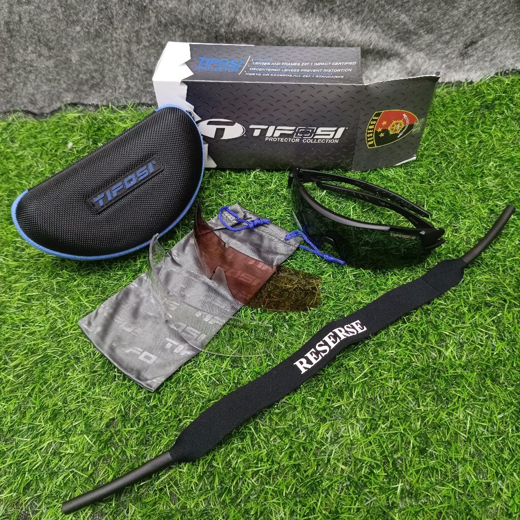 Kacamata Tactical TIFOSI Reserse Jatah POLRI / Kacamata Tactical Reserse / Kacamata Tactical Jatah P