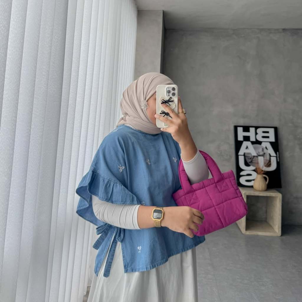 NURKUBIK - MOAA VEST (Rompi Wanita Oversize Katun – Outer Wanita Jumbo LD 130)