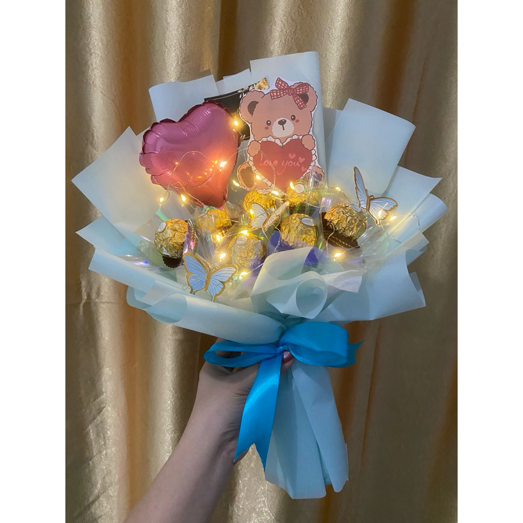 BUKET BUNGA VALENTINE COKLAT VALENTINE MEDAN