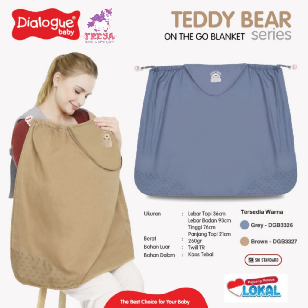 Dialogue - Baby On The Go Blanket 6in1 Function | Selimut