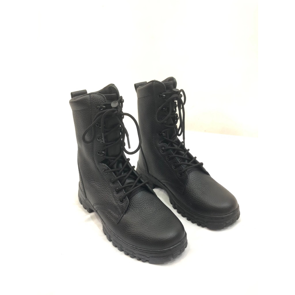 Sepatu PDL TNI Kulit Jeruk Asli Pembagian