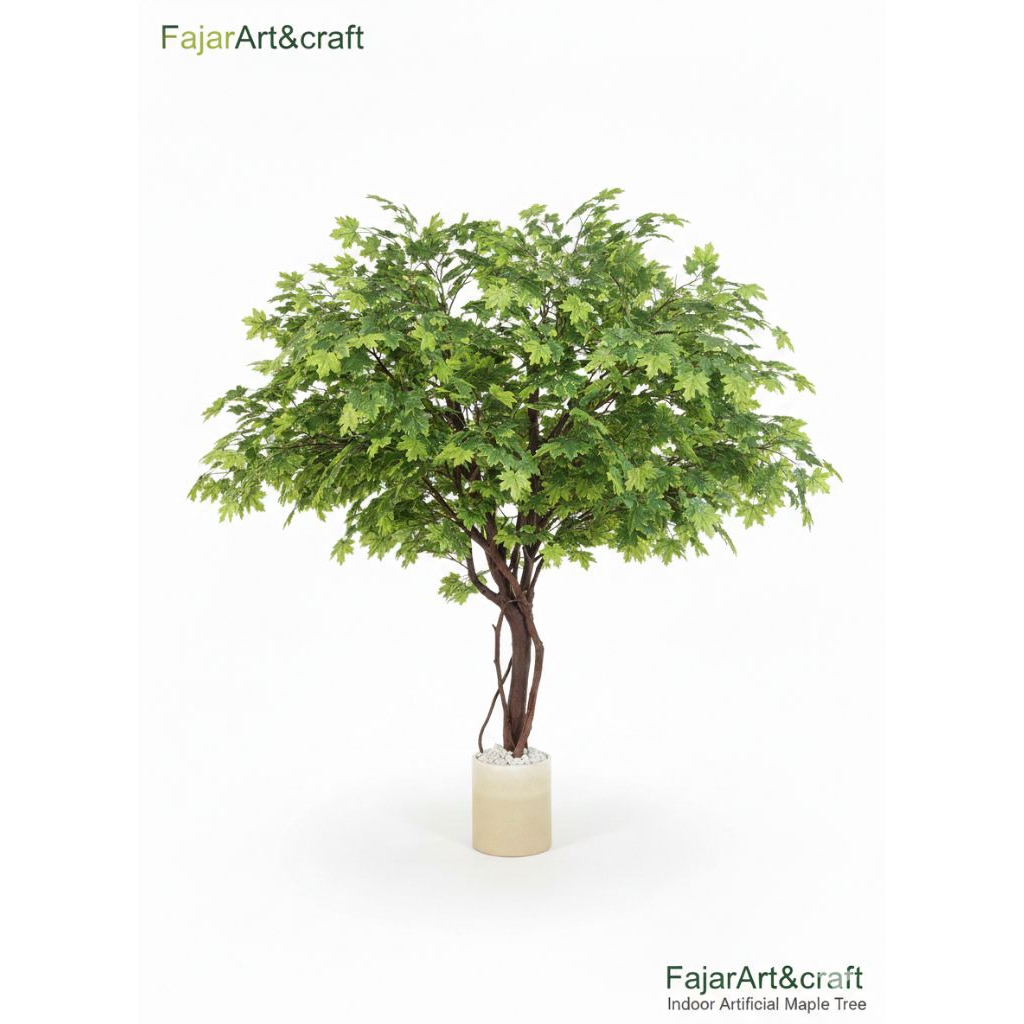 Pohon Artificial Maple besar - Pohon artificial Jumbo pohon maple/mapel hijau/orange