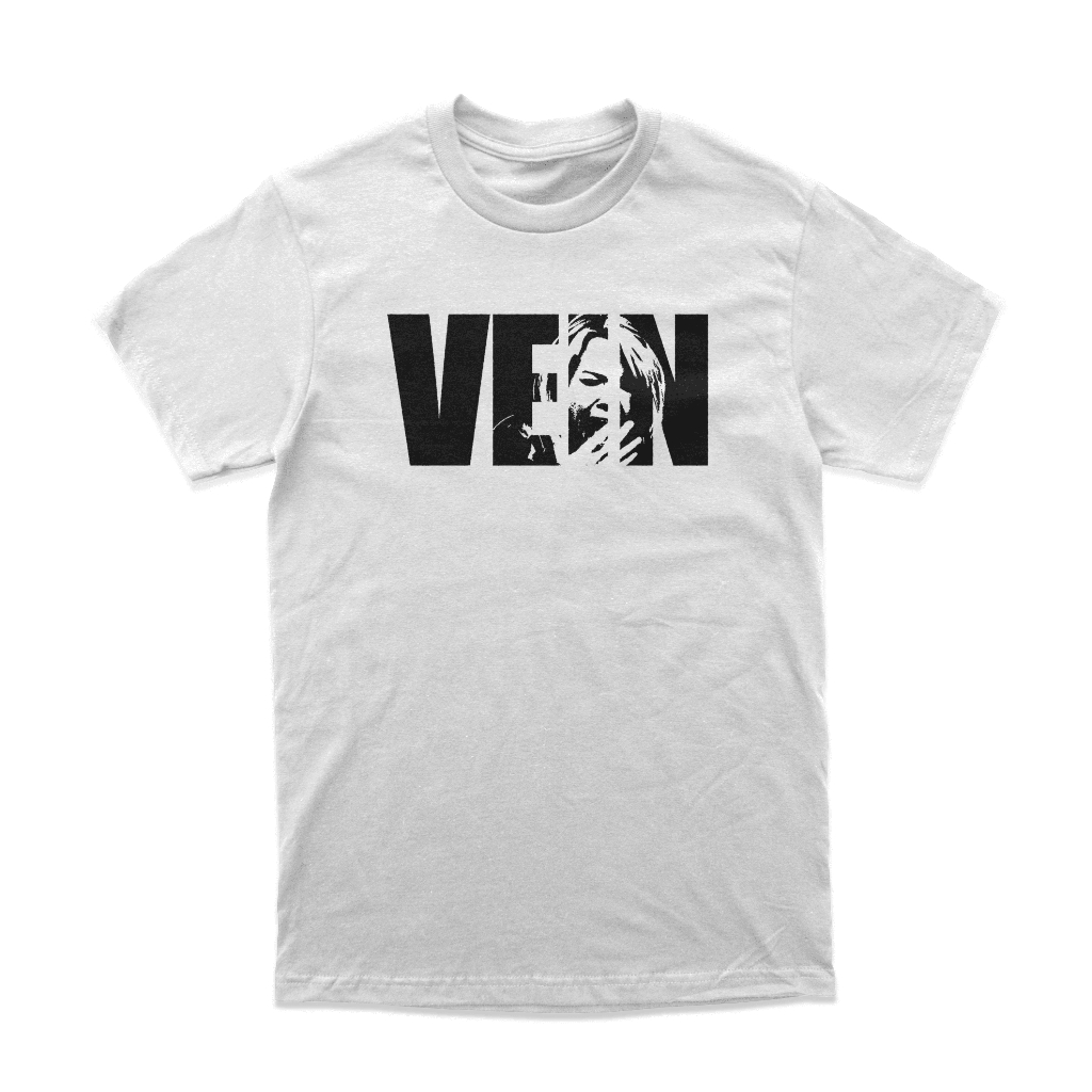 Kaos Tshirt Baju Band Vein.fm "Ring Rip - white" Merchandise Heavy weight 16s