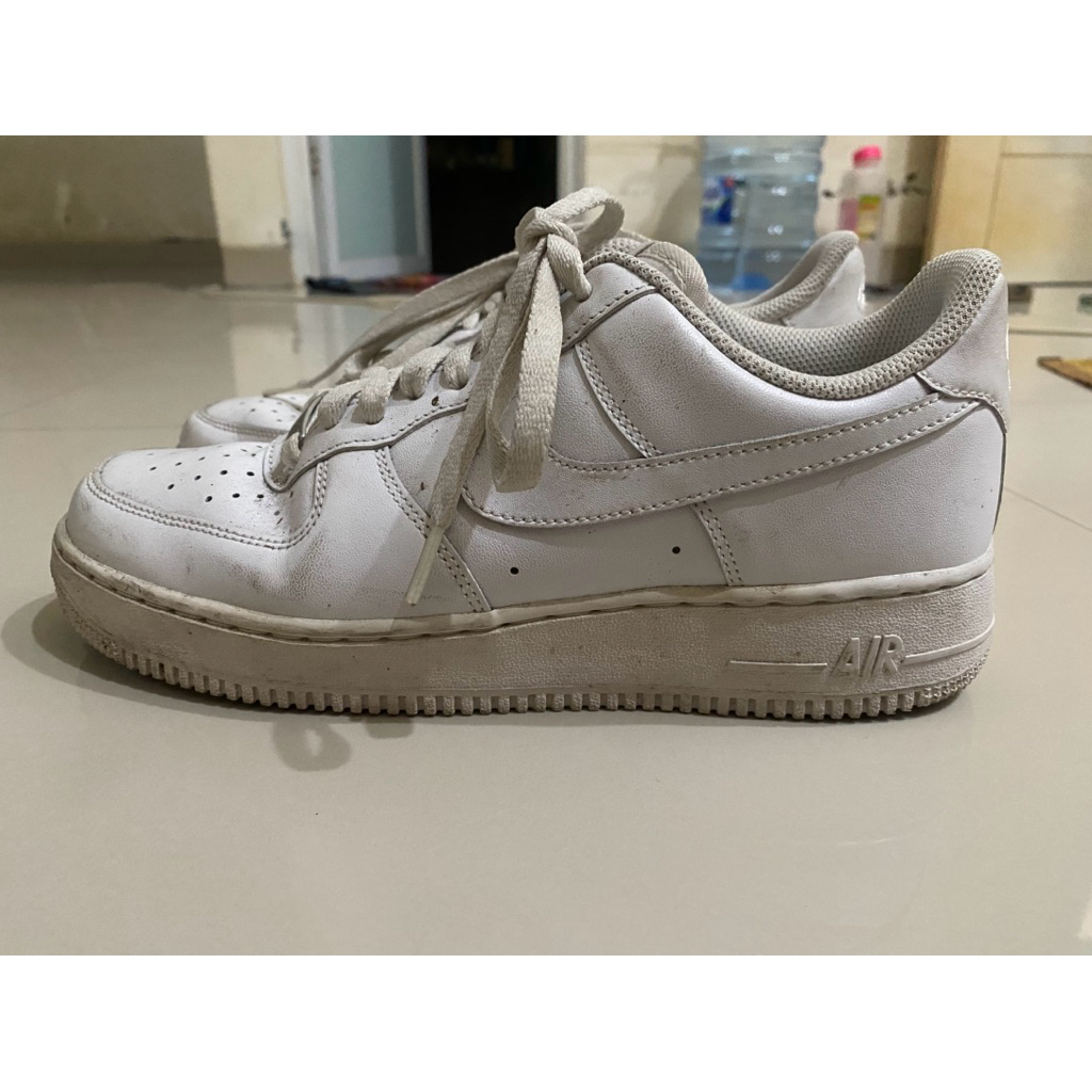 JUAL RUGI Nike AF1 White size 43 ORIGINAL (PRELOVED)