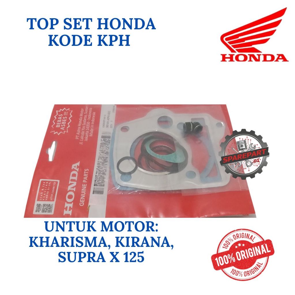 TOP SET ORIGINAL HONDA KODE KPH KHARISMA, TOP SET  KHARISMA, KIRANA, SUPRA X 125