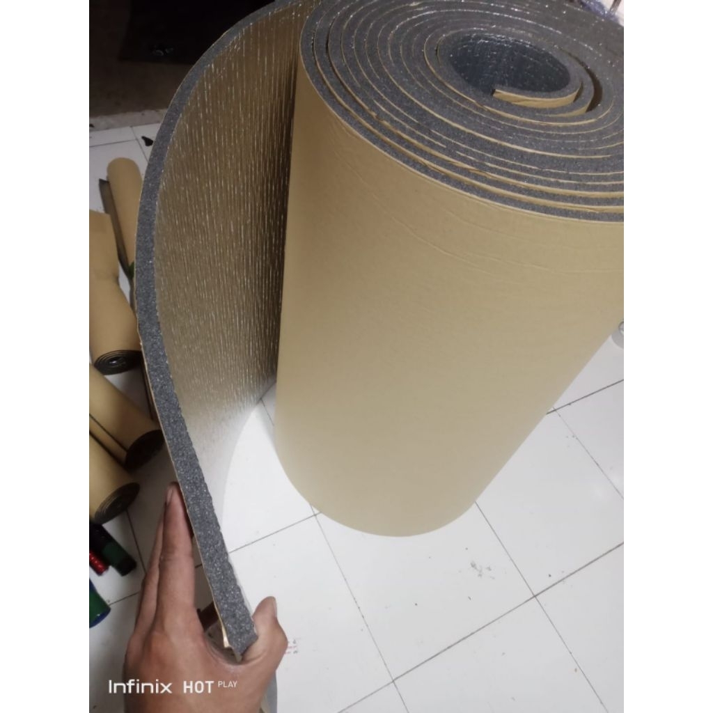 Almunium foil peredam panas atap rumah tebal 15mm