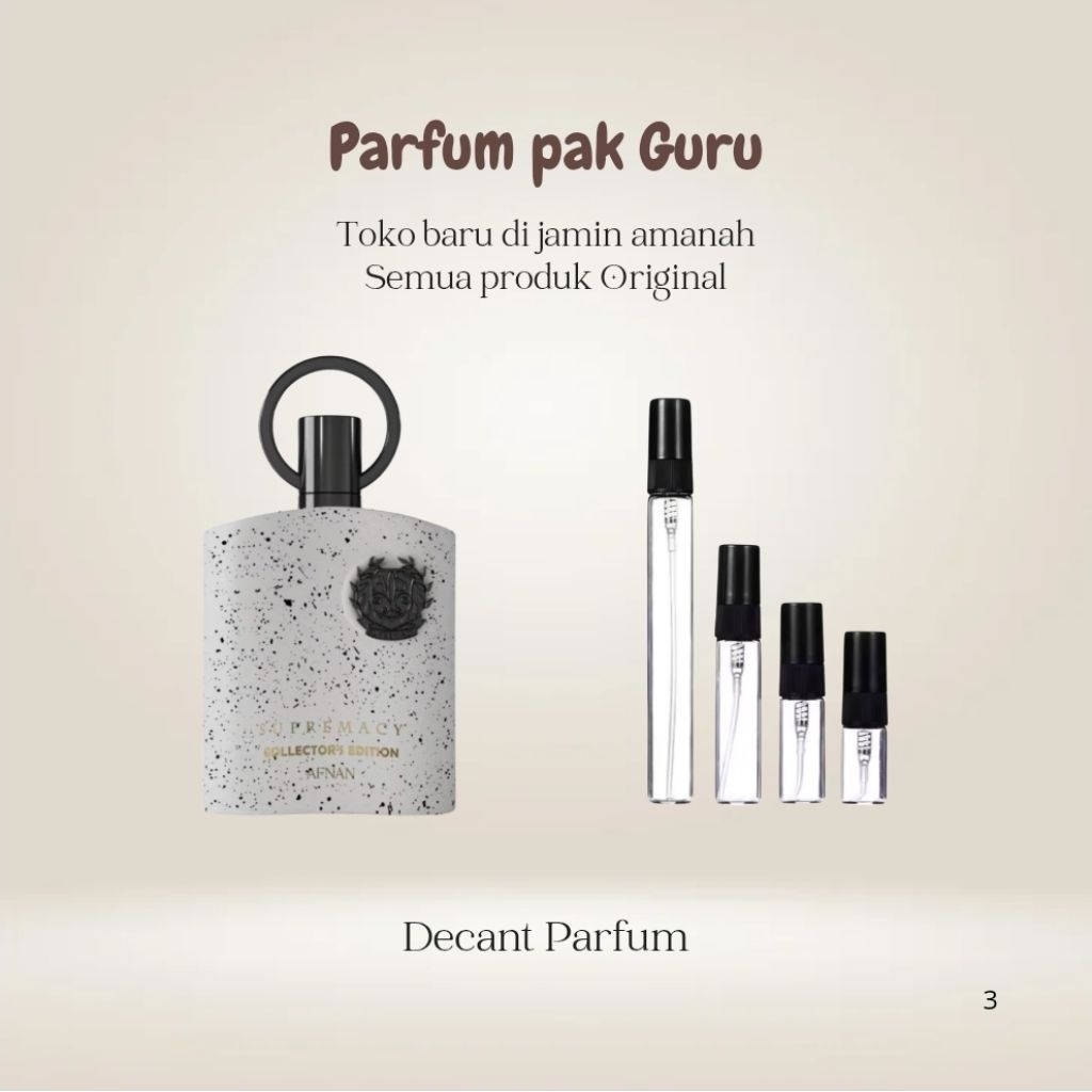 [Decant] Parfum Supremacy Collector's Edition