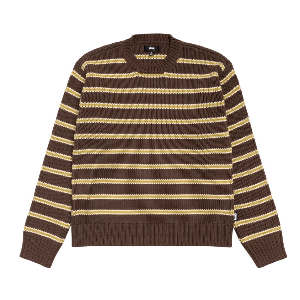 Stussy Stripe Crewneck Sweater Original