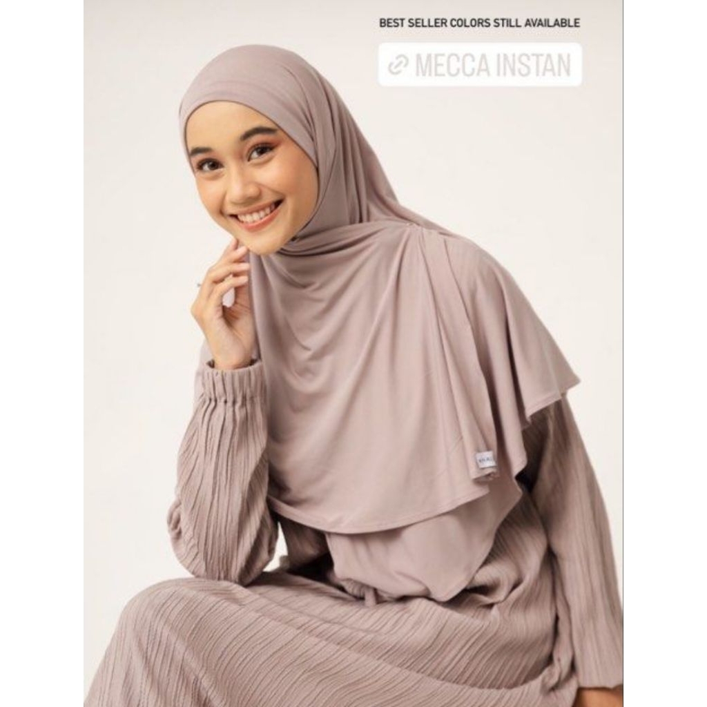 preloved kerudung mecca instan khalewale