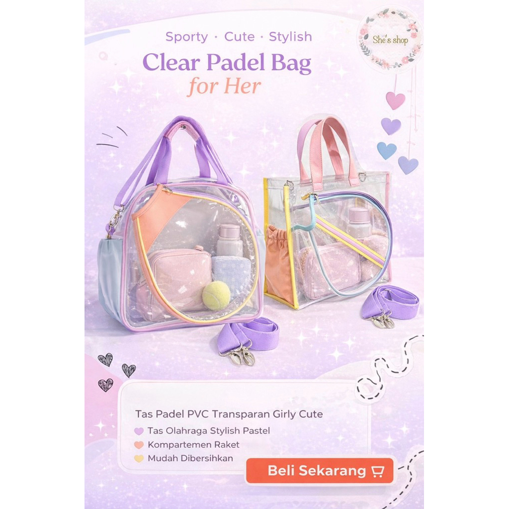 Tas Padel Pvc / Tas Mika Padel / Tas olahraga mika Tebal premium / Tas Olahraga pvc mika premium